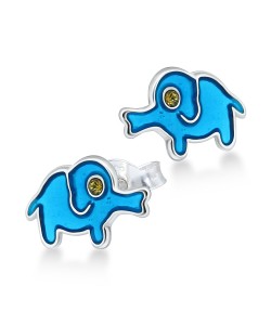 Kids Stud Earring Joyful Elephant STE-319